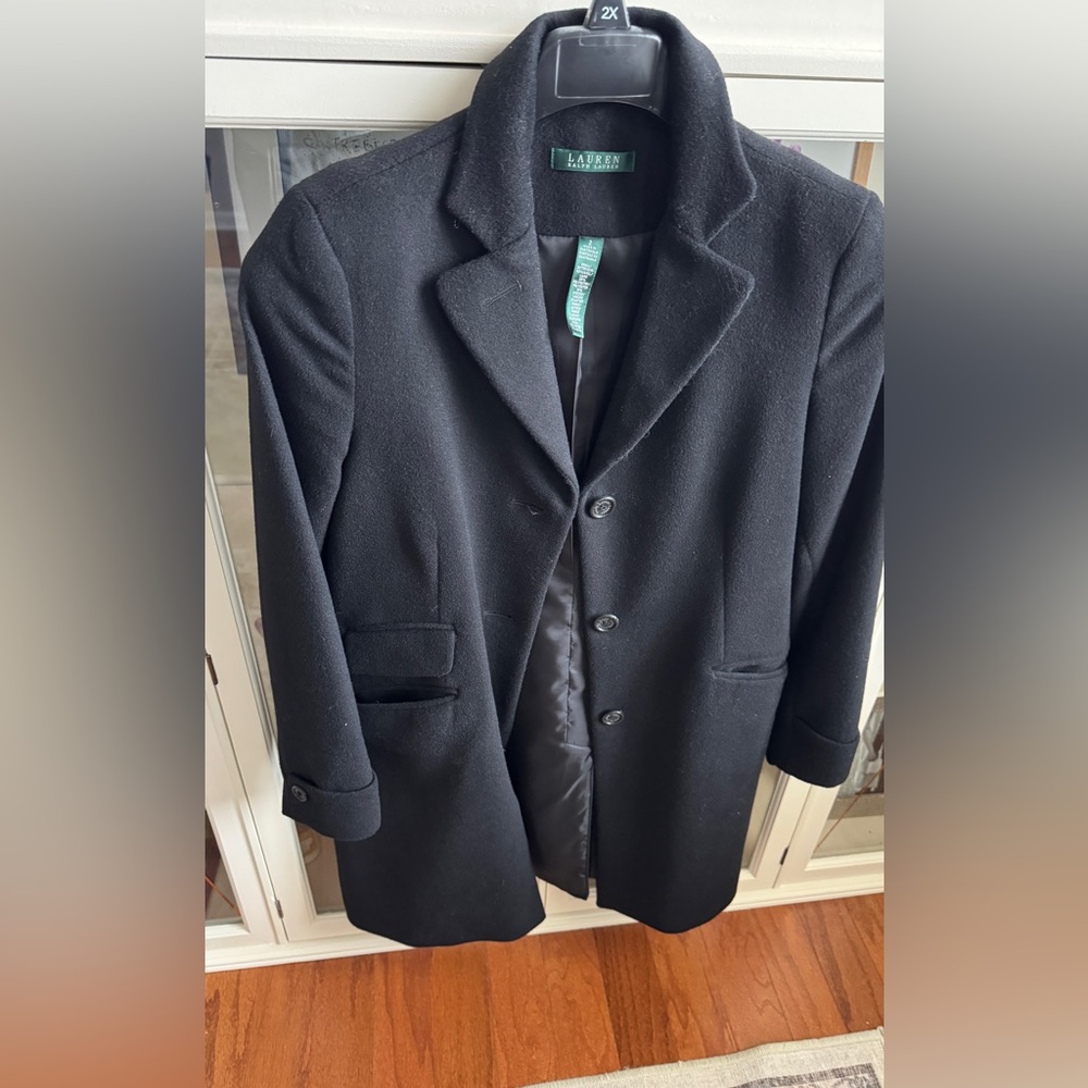 Ralph Lauren Black Dress Coat